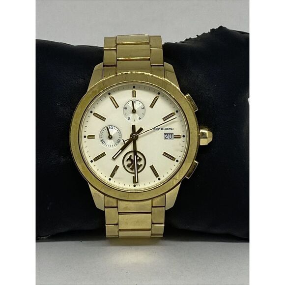 Tory Burch Collins TBW1250 Womens Gold Stainless Steel Analog Quartz Watch RQ248 main image 8